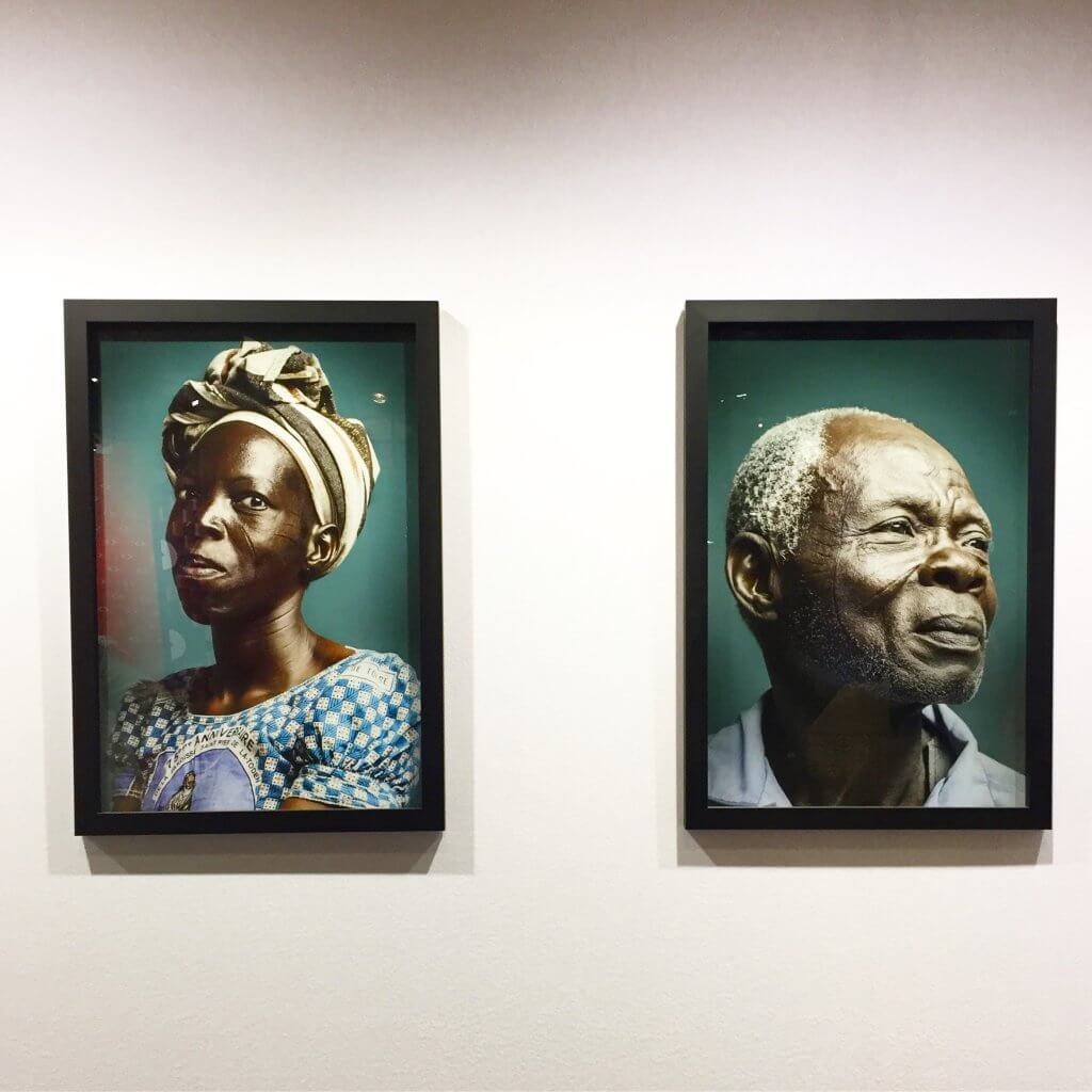 Featured at AKAA: Award winning 'Habrée series portraying the last immigrants feautiring facial scarifications in Abidjan. Artist: Joana Choumali