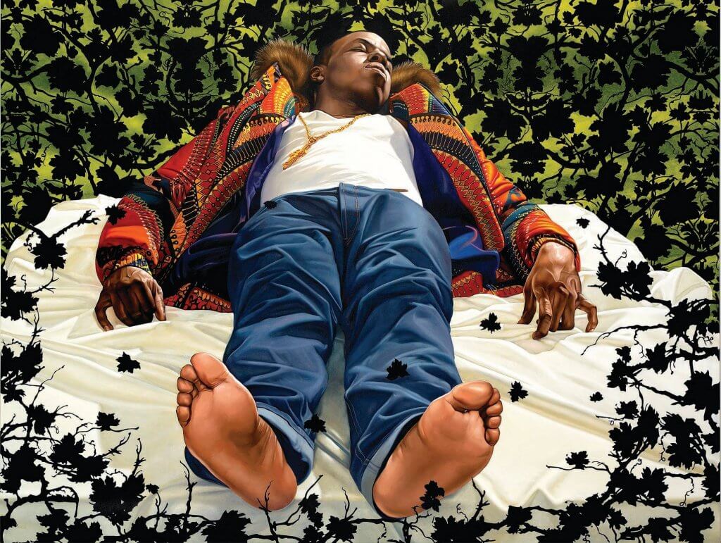 "Lamentation Over The Dead Christ" by Kehinde Wiley